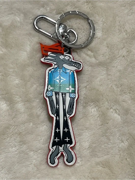Louis Vuitton Multicolor Cartoon Dog Key Holder