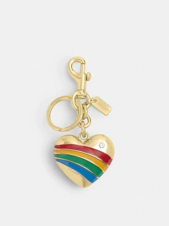 Coach Heart Bag Charm