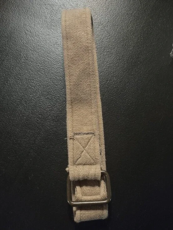 Canvas D Ring Brown Belt