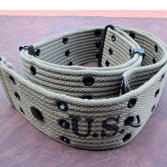 USGI Military LC-2 ALICE Pistol Belt Olive Drab OD Green Quick Release Buckle