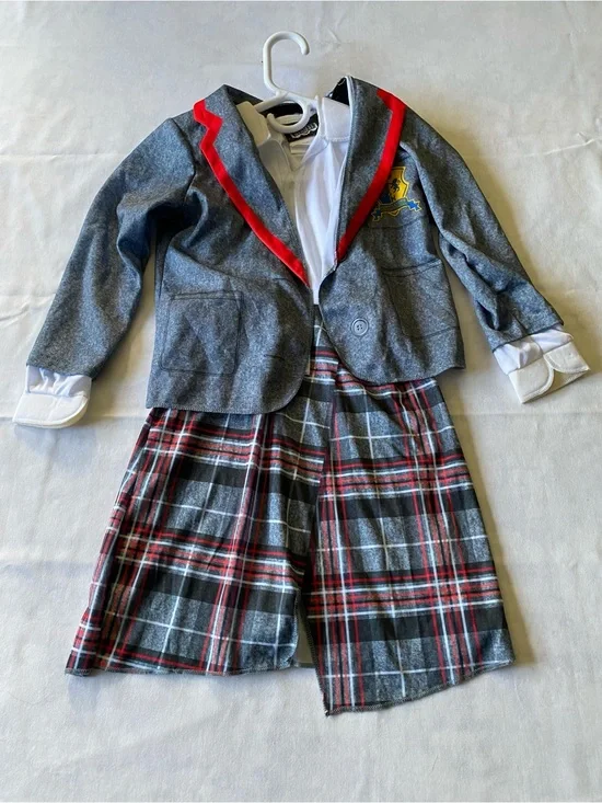 NWOT Halloween Beetlejuice Astrid School Uniform Kids Costume Size Small