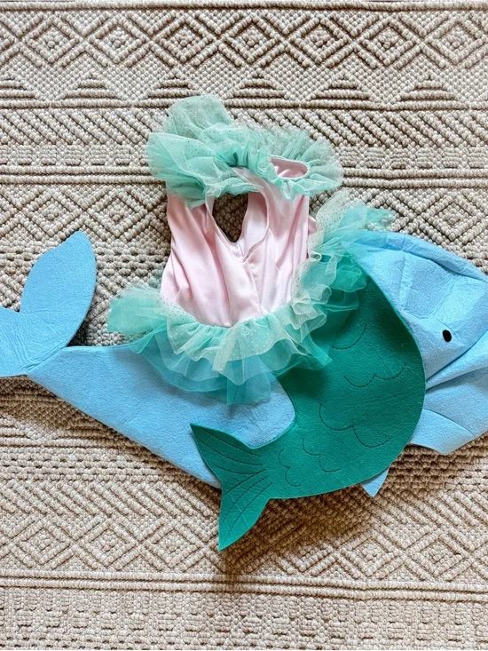 Pottery Barn Kids 3D Mermaid/ Dolphin Costume