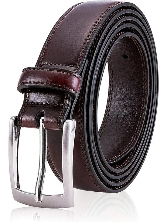 Men's Handmade Genuine Leather Dress Belt | 100% Cowhide, Fashionable & Classic