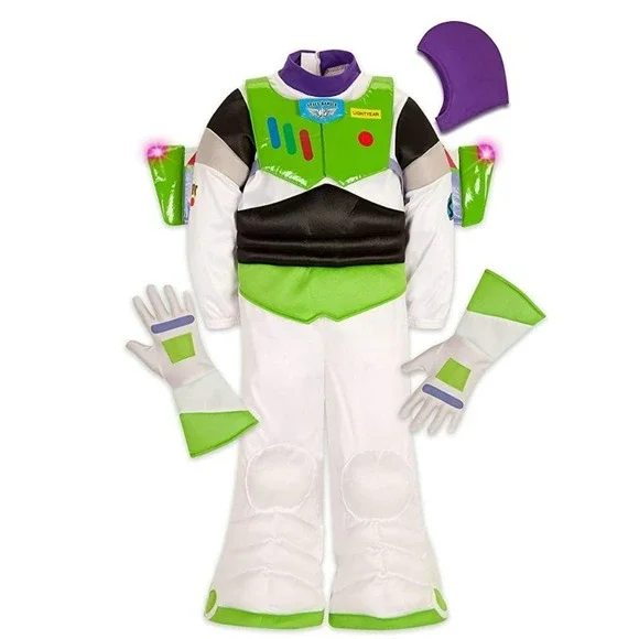 New Disney Store Boys 5 6 Toy Story Buzz Lightyear Light Up Costume