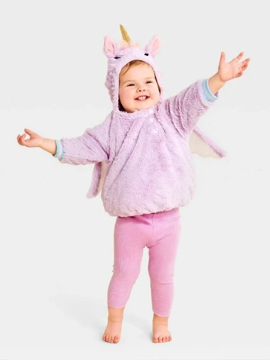 NWT Hyde and EEK Boutique Infant Unicorn Halloween Costume Pullover 12-18 Months