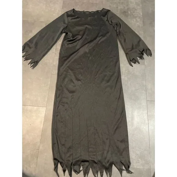 1pc Halloween Death Robe Death‎ Gown Grim Reaper Costume size medium H-74
