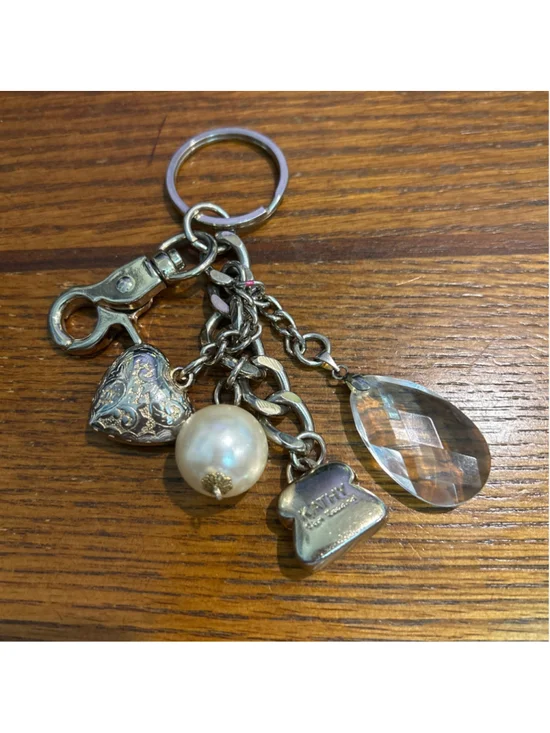 Women's Kathy Van Zeeland Silver Charm Keychain One Size