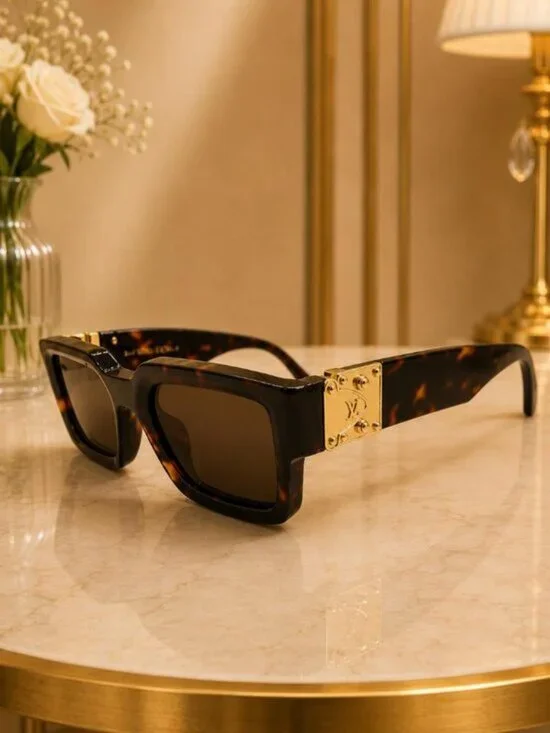 Authentic Louis Vuitton Attitude Square Tortoise Sunglasses