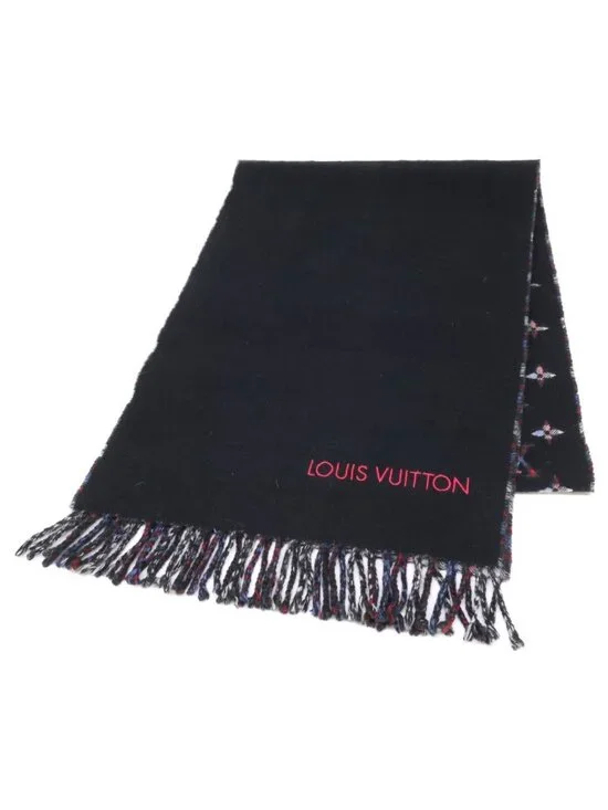 Louis Vuitton Echarpe Monogram Gradient Tartan Cashmere