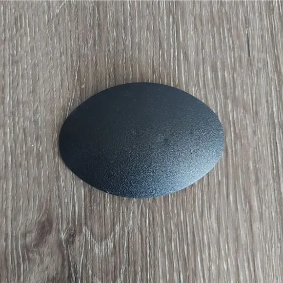 Black Oval Belt Buckle