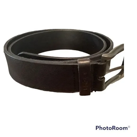 Joe’s men’s black leather belt. NWT. 34