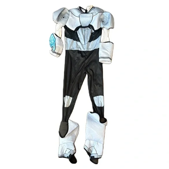 Rubies Teen Titan Go Cyborg Halloween Costume Medium Jumpsuit Gray