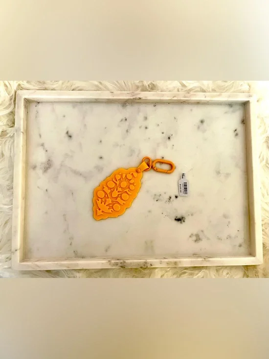 Free People Movement Silicone Buti Keychain in Papaya