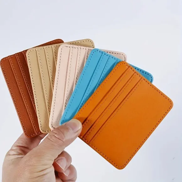 Bank Card Holder with Multiple Card Slots Slim and Convenient Jogging Beach