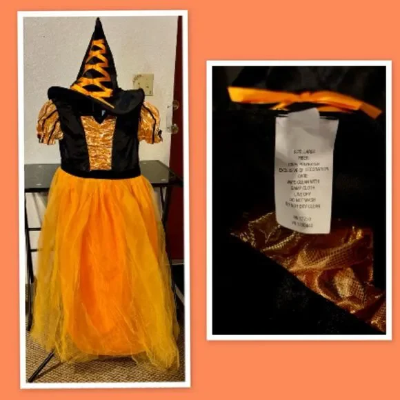 Hyde and Eek FANCY WITCH Halloween Costume ~ Size Large