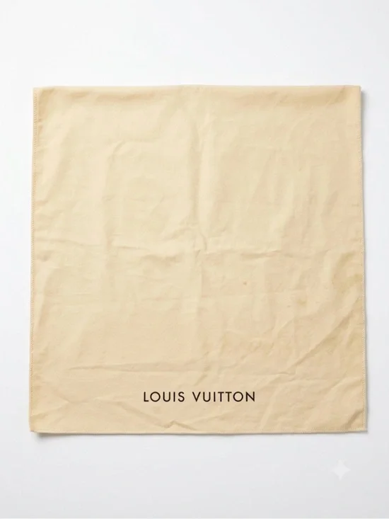 Authentic Louis Vuitton Large Beige Dust Bag Handbag Storage Pouch