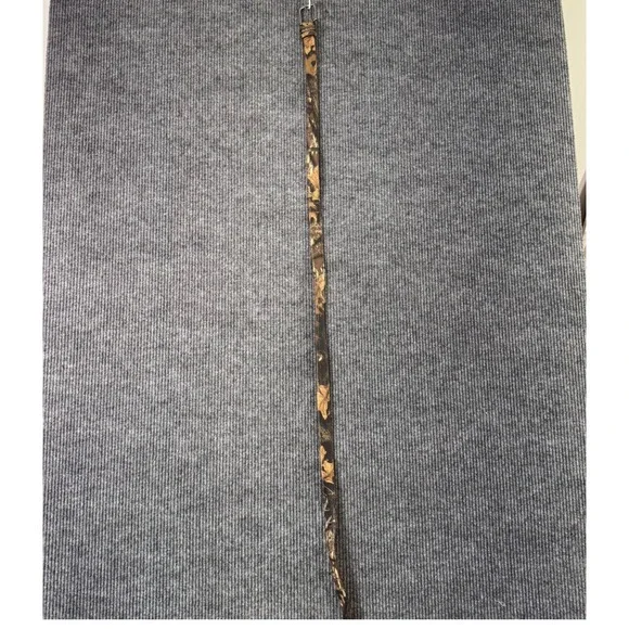 Mens Camouflage Leather‎ Belt Size 46 Camo Print Workwear Rugged Gorpcore