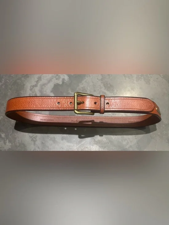 Vintage Polo Ralph Lauren Brown Leather Belt