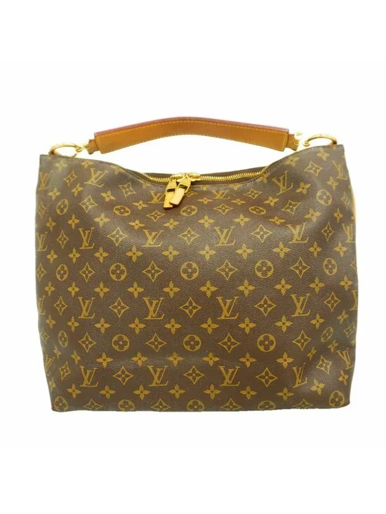 Louis Vuitton Shoulder Bag Monogram Sully MM Brown