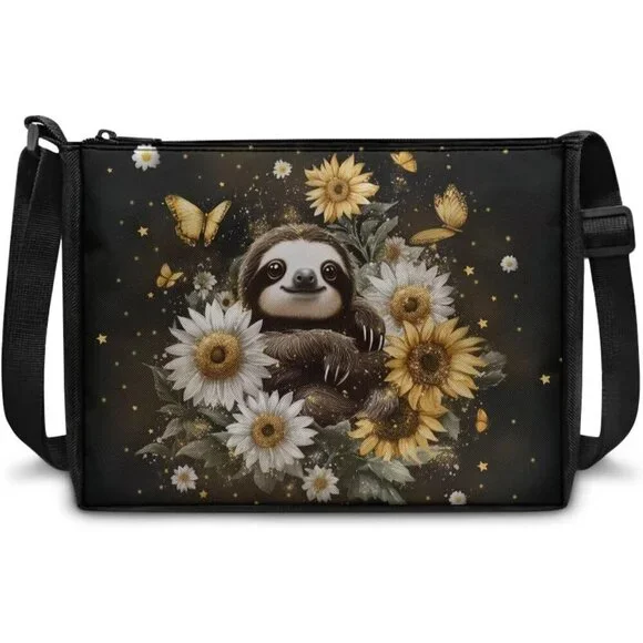 Small Polyester Shoulder Bag Unisex Compact Crossbody for Travel Daily Use