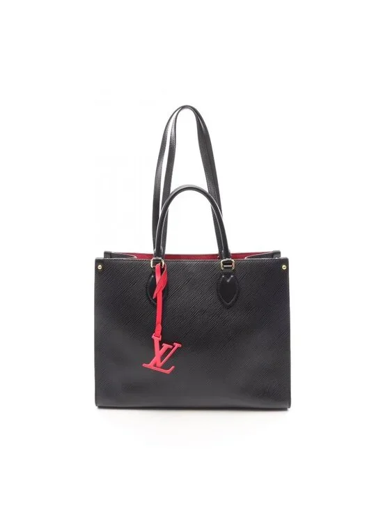 Louis Vuitton Tote On The Go MM Noir Leather