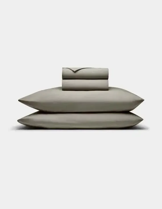 Cozy Earth Bamboo Jersey King Sheet Set - Stone