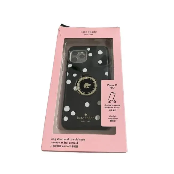 Kate Spade Black and white Polka Dots iPhone 11 Pro Case (Damaged Box)