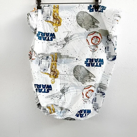 POTTERY BARN Star Wars Toddler Crib Fitted Sheet + Toddler Pillow Case