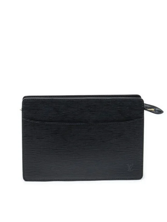 Louis Vuitton Pochette Homme Epi Clutch Black