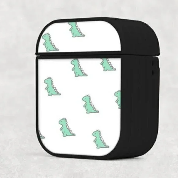 Green Dinosaur Airpod Case