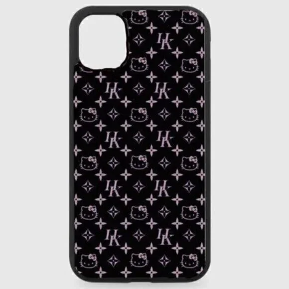 Black Hello Kitty Phone Case