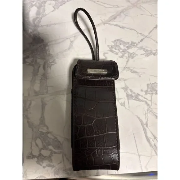 Vintage Pierre Cardin Crocodile Pattern Handled Phone Case‎