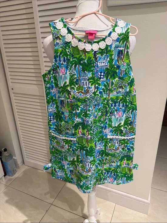 Lilly Pulitzer Kids Dress with Pink and Green Accents