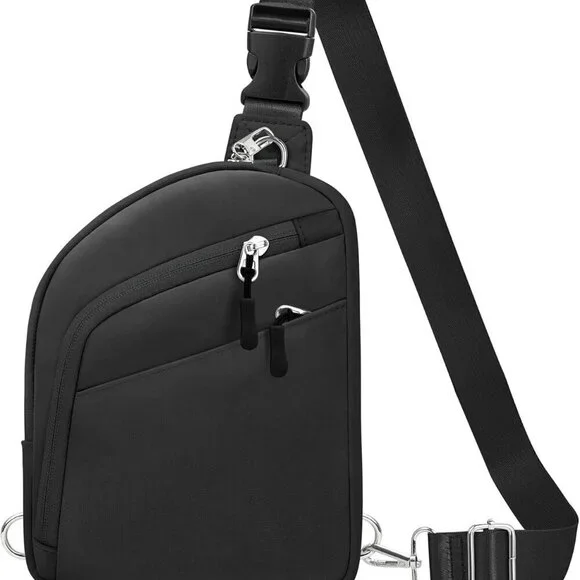 Anti Theft Crossbody Bag for Women Men Waterproof RFID Security Travel