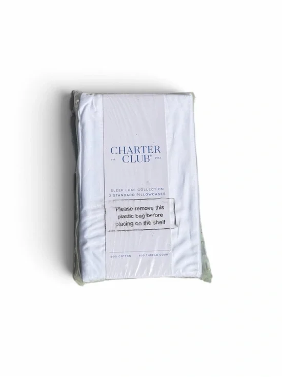 Charter Club White Sleep Luxe Standard Pillowcases - Set of 2