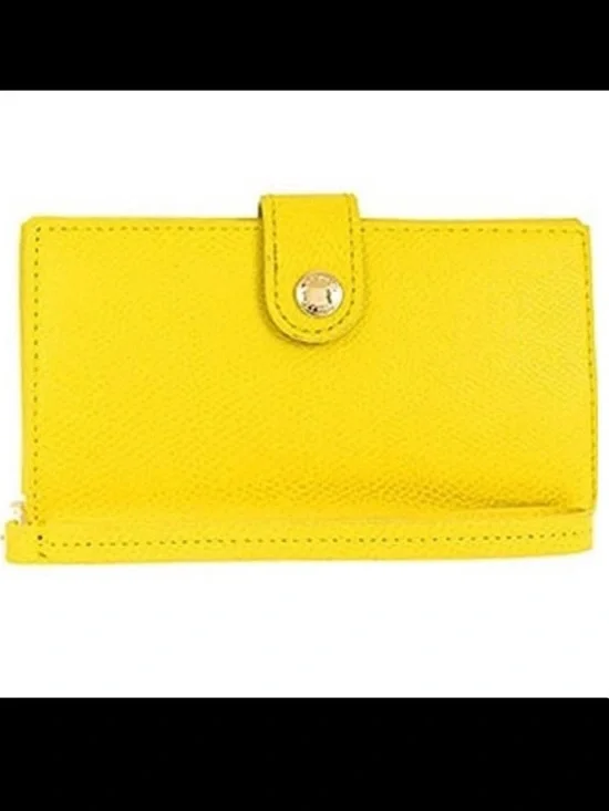 Coach Crossgrain Leather Phone Clutch Wristlet