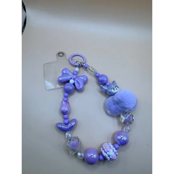 Cute and Fun Purple Kuromi Phone Lanyard
