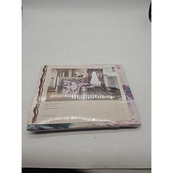 BY DESIGN~JC Penny Twin Flat Sheet Reflections‎ Watercolor 