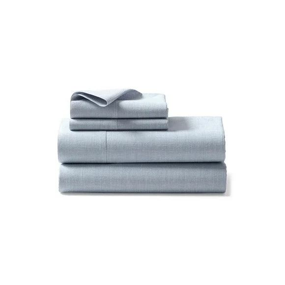 Ralph Lauren Flat Sheet Workshirt Chambray Size King NEW