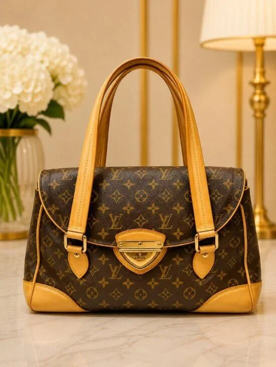 Authentic Louis Vuitton Beverly GM Monogram Shoulder Bag