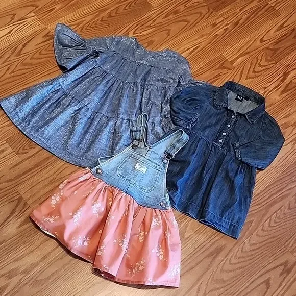 3 dresses‎ size 3 gymboree, gap,oshkosh