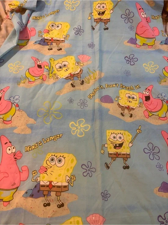 Nickelodeon 2003  SpongeBob Kids Bedding Sheet