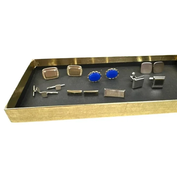 Cuff Links and Shirt Studs  - Lot of 7- vintage Swank & Unmarked