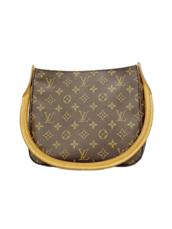 Louis Vuitton Shoulder Bag Monogram Looping MM Brown