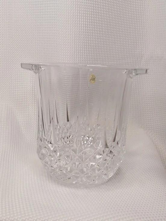 Vintage Cristal D'Arques Longchamp Lead Crystal Ice Bucket - France