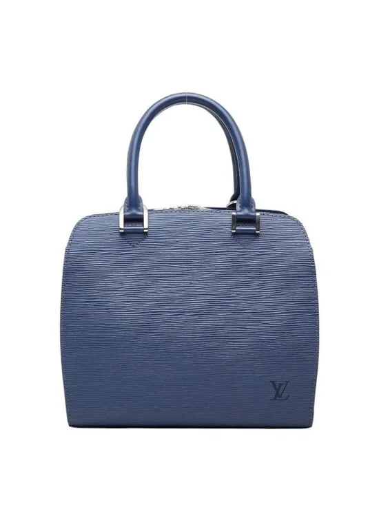 Louis Vuitton Epi Pont Neuf Handbag Toledo Blue Leather