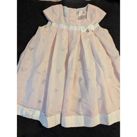 Maggie & Zoe 24 Months Baby Girls Pink Bunny Dress Easter‎ Formal