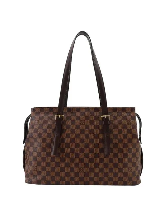 Louis Vuitton Damier Chelsea Tote Ebene Brown