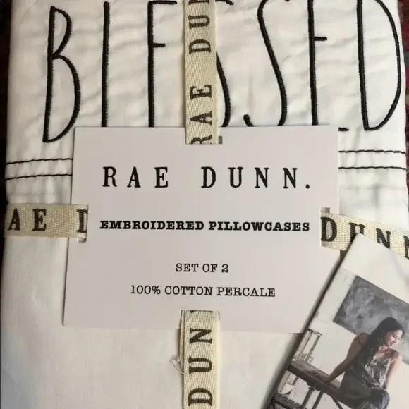 NWT Rae Dunn‎ BLESSED Pillowcases