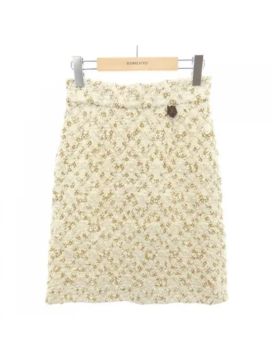 Louis Vuitton Zigzag Tweed Skirt